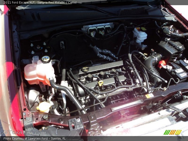 Sangria Red Metallic / Camel 2011 Ford Escape XLT