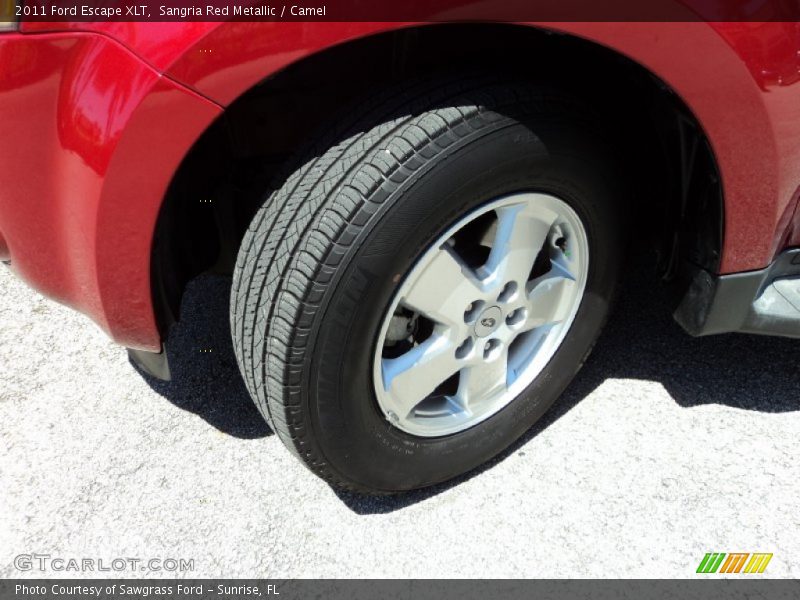 Sangria Red Metallic / Camel 2011 Ford Escape XLT