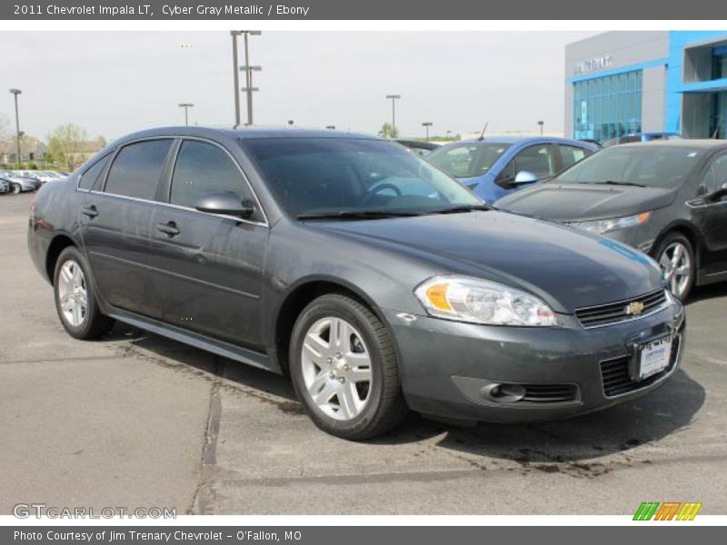 Cyber Gray Metallic / Ebony 2011 Chevrolet Impala LT