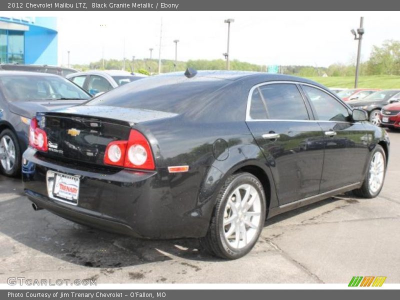 Black Granite Metallic / Ebony 2012 Chevrolet Malibu LTZ