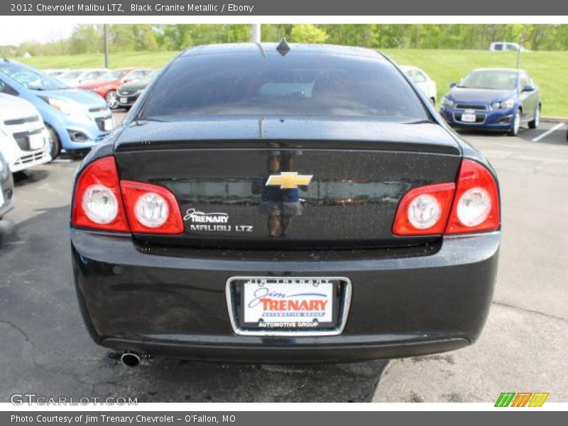 Black Granite Metallic / Ebony 2012 Chevrolet Malibu LTZ