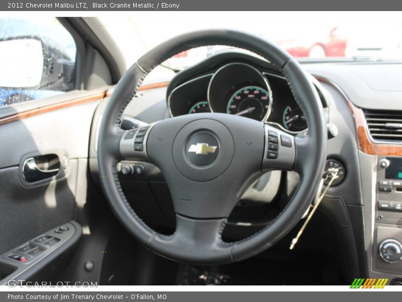 Black Granite Metallic / Ebony 2012 Chevrolet Malibu LTZ
