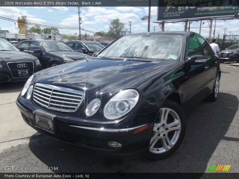 Black / Ash 2006 Mercedes-Benz E 350 4Matic Sedan