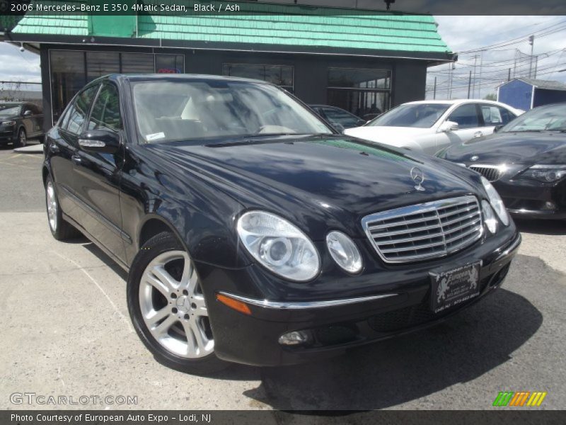 Black / Ash 2006 Mercedes-Benz E 350 4Matic Sedan
