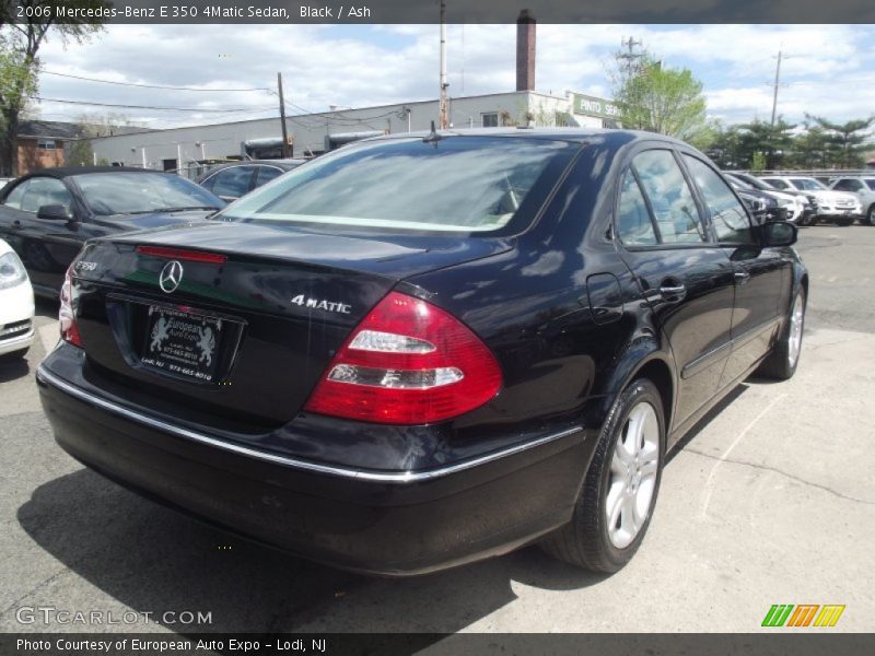 Black / Ash 2006 Mercedes-Benz E 350 4Matic Sedan