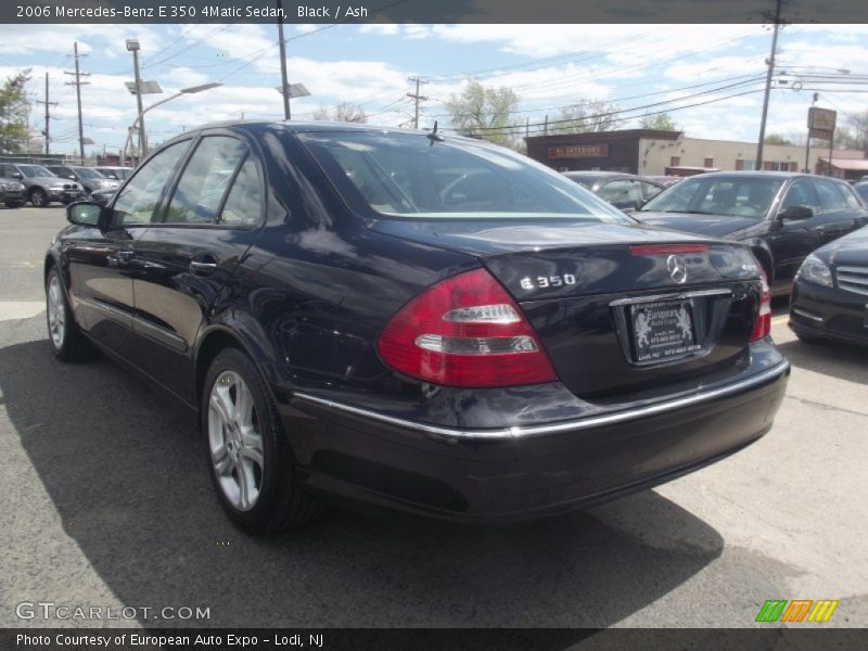 Black / Ash 2006 Mercedes-Benz E 350 4Matic Sedan