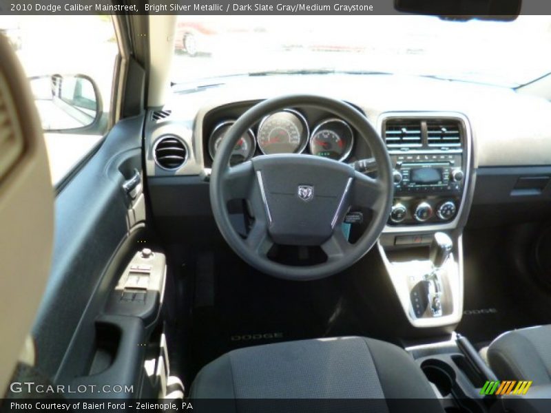 Bright Silver Metallic / Dark Slate Gray/Medium Graystone 2010 Dodge Caliber Mainstreet