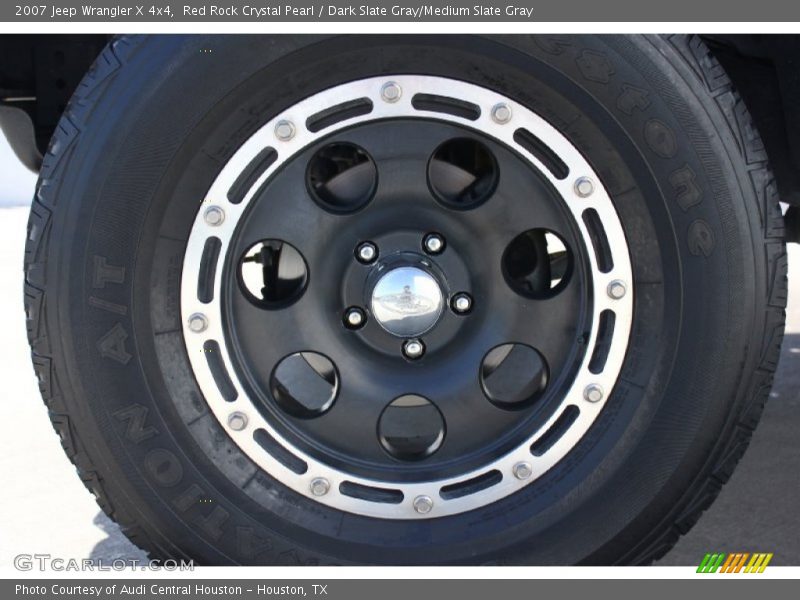 Red Rock Crystal Pearl / Dark Slate Gray/Medium Slate Gray 2007 Jeep Wrangler X 4x4