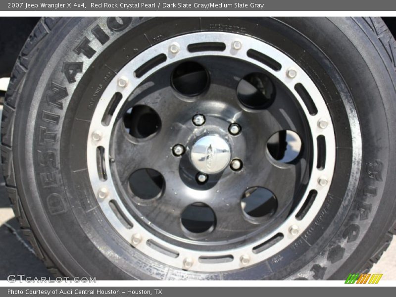 Red Rock Crystal Pearl / Dark Slate Gray/Medium Slate Gray 2007 Jeep Wrangler X 4x4