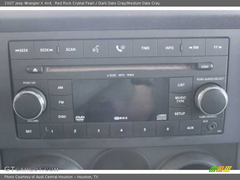 Red Rock Crystal Pearl / Dark Slate Gray/Medium Slate Gray 2007 Jeep Wrangler X 4x4