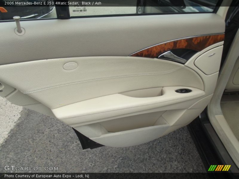Black / Ash 2006 Mercedes-Benz E 350 4Matic Sedan