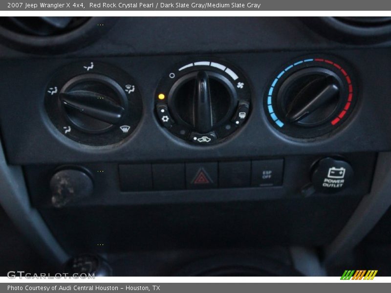 Red Rock Crystal Pearl / Dark Slate Gray/Medium Slate Gray 2007 Jeep Wrangler X 4x4
