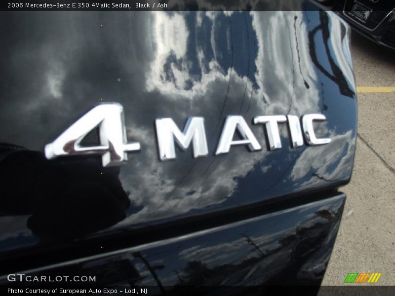 Black / Ash 2006 Mercedes-Benz E 350 4Matic Sedan