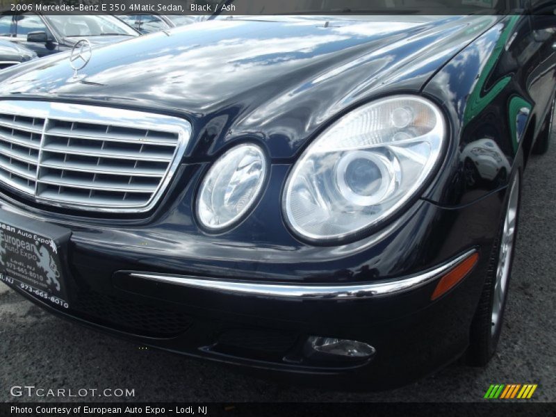 Black / Ash 2006 Mercedes-Benz E 350 4Matic Sedan