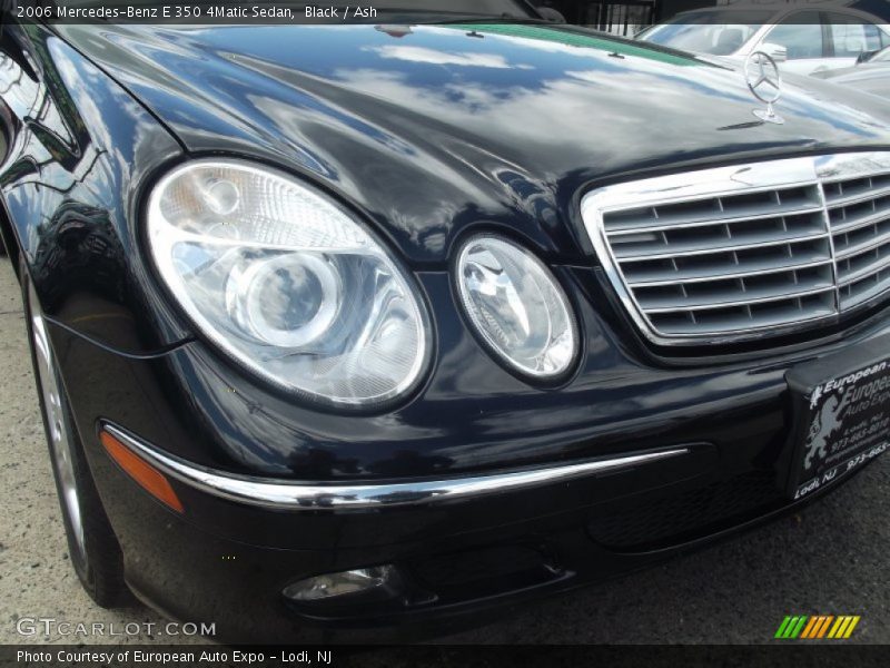Black / Ash 2006 Mercedes-Benz E 350 4Matic Sedan