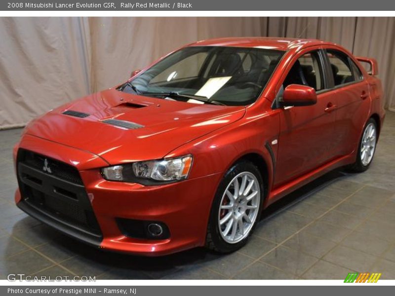 Rally Red Metallic / Black 2008 Mitsubishi Lancer Evolution GSR