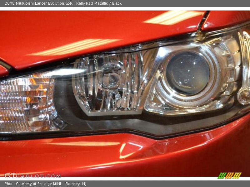 Rally Red Metallic / Black 2008 Mitsubishi Lancer Evolution GSR