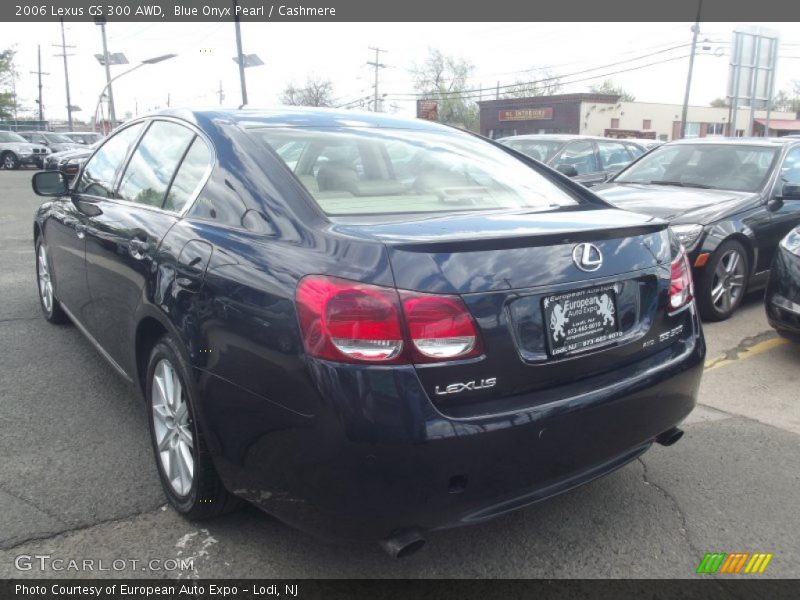 Blue Onyx Pearl / Cashmere 2006 Lexus GS 300 AWD
