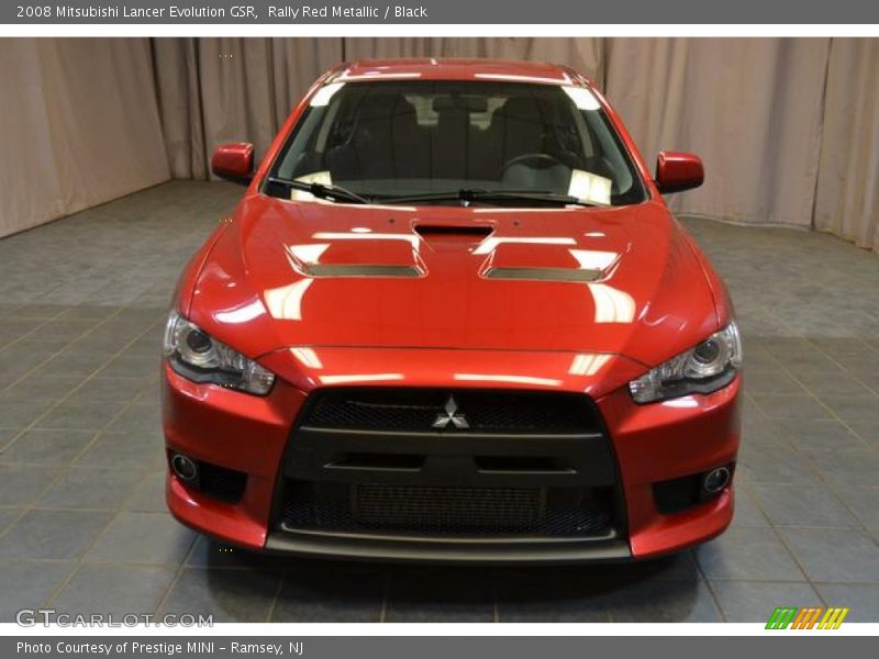 Rally Red Metallic / Black 2008 Mitsubishi Lancer Evolution GSR