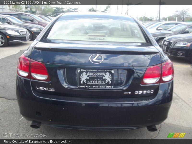 Blue Onyx Pearl / Cashmere 2006 Lexus GS 300 AWD