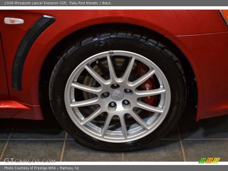 Rally Red Metallic / Black 2008 Mitsubishi Lancer Evolution GSR