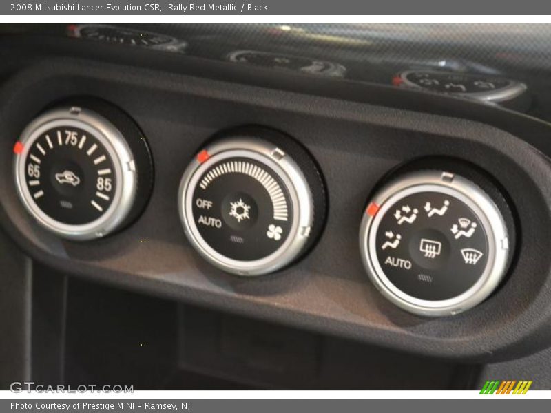 Rally Red Metallic / Black 2008 Mitsubishi Lancer Evolution GSR