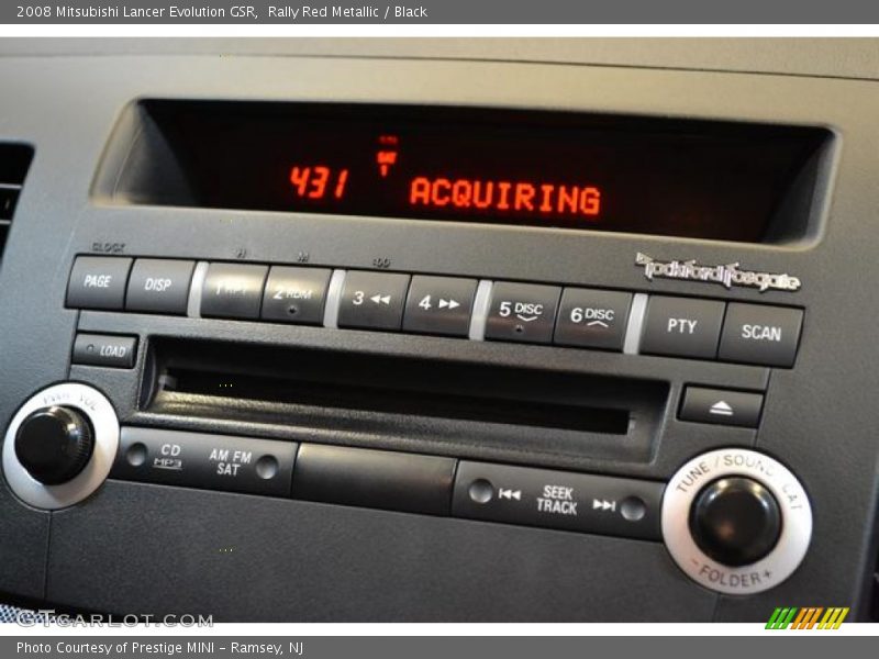 Rally Red Metallic / Black 2008 Mitsubishi Lancer Evolution GSR