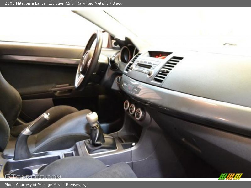 Rally Red Metallic / Black 2008 Mitsubishi Lancer Evolution GSR