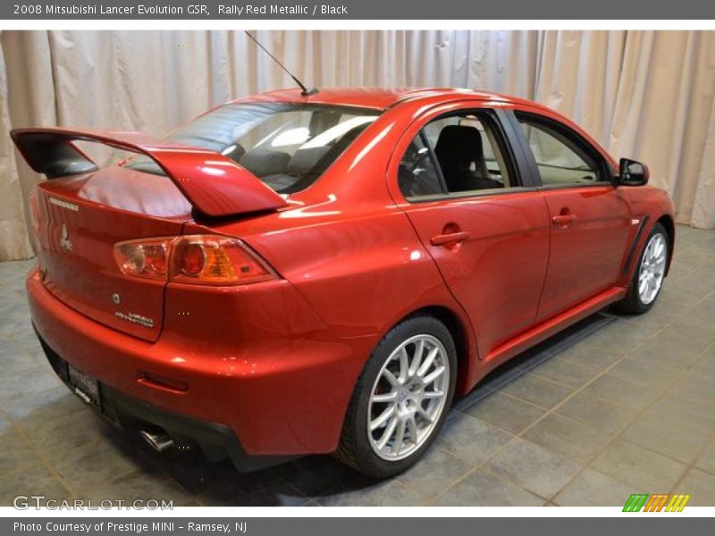 Rally Red Metallic / Black 2008 Mitsubishi Lancer Evolution GSR