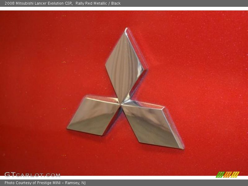 Rally Red Metallic / Black 2008 Mitsubishi Lancer Evolution GSR