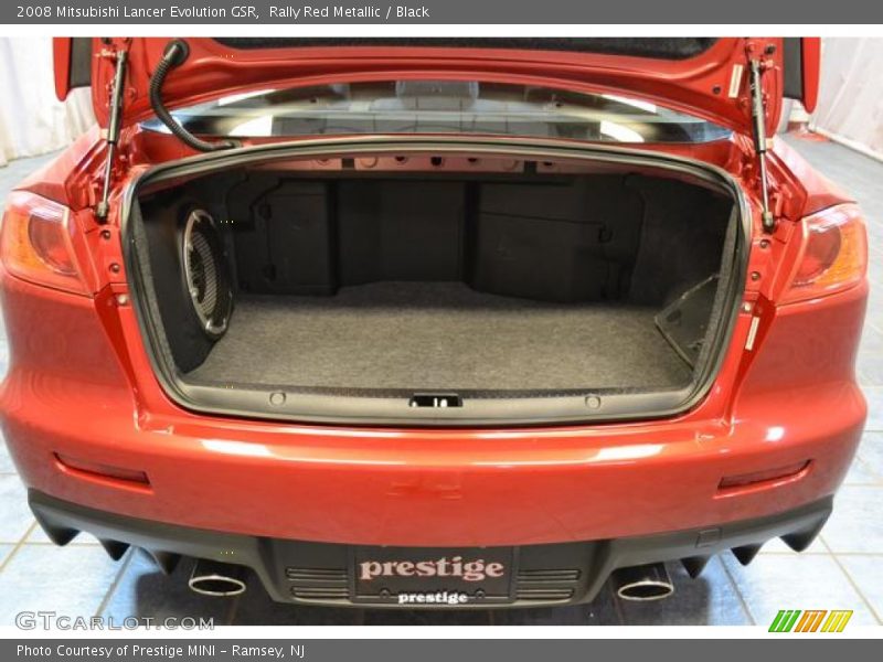 Rally Red Metallic / Black 2008 Mitsubishi Lancer Evolution GSR