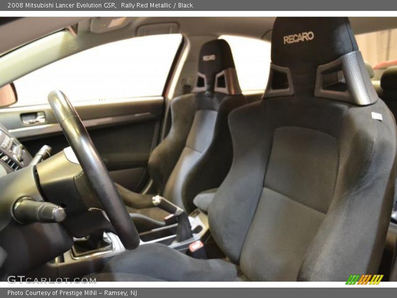 Rally Red Metallic / Black 2008 Mitsubishi Lancer Evolution GSR