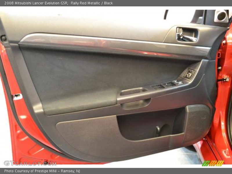 Rally Red Metallic / Black 2008 Mitsubishi Lancer Evolution GSR