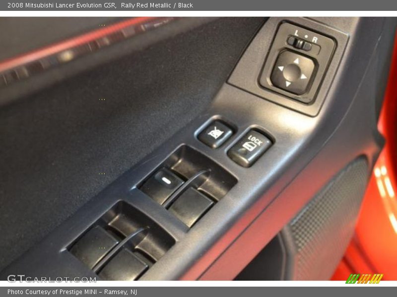 Rally Red Metallic / Black 2008 Mitsubishi Lancer Evolution GSR