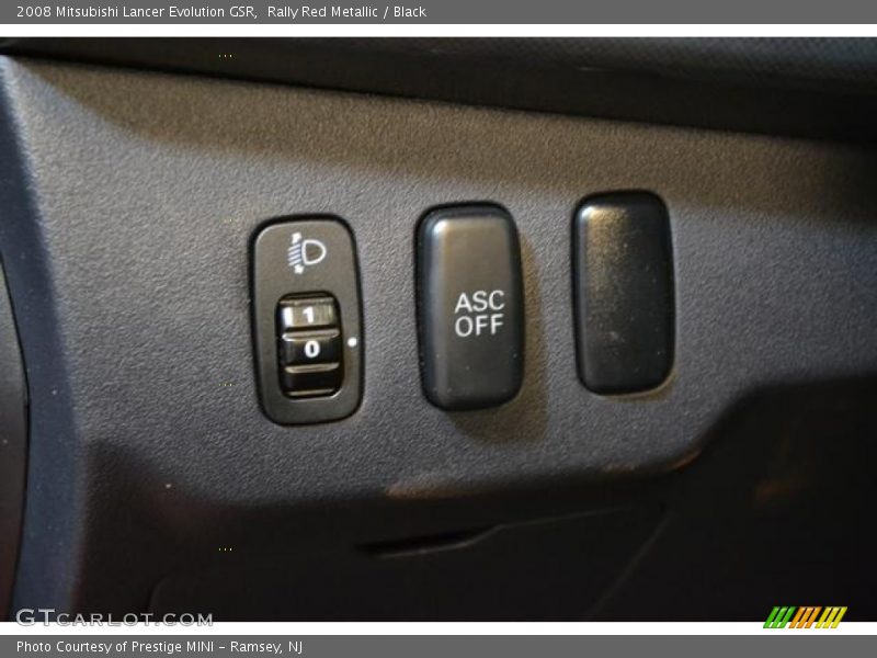 Rally Red Metallic / Black 2008 Mitsubishi Lancer Evolution GSR