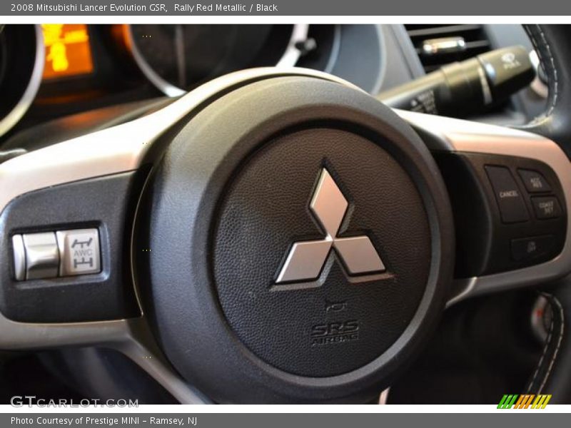 Rally Red Metallic / Black 2008 Mitsubishi Lancer Evolution GSR