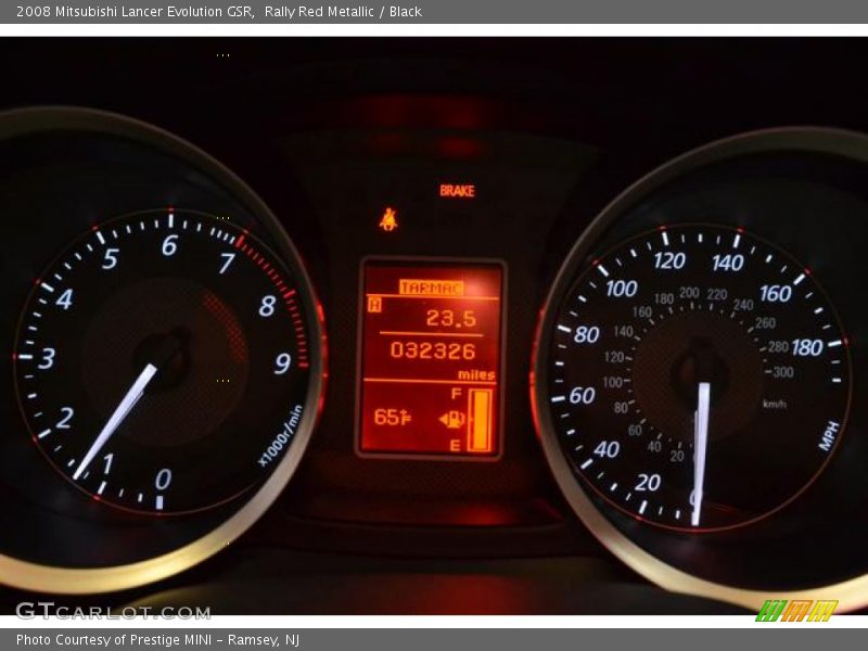 Rally Red Metallic / Black 2008 Mitsubishi Lancer Evolution GSR