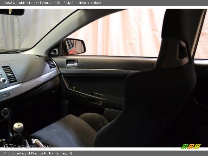 Rally Red Metallic / Black 2008 Mitsubishi Lancer Evolution GSR