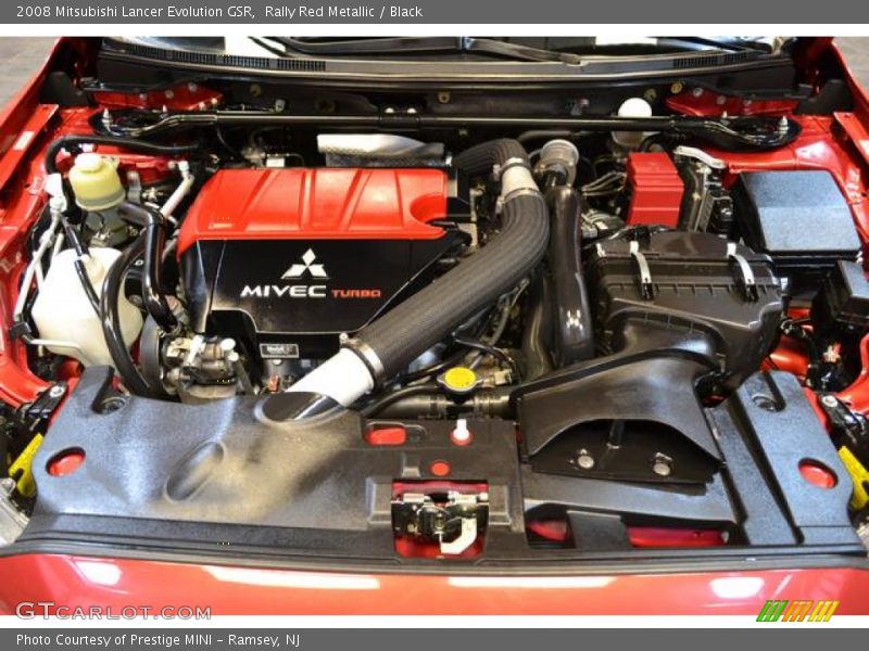 Rally Red Metallic / Black 2008 Mitsubishi Lancer Evolution GSR
