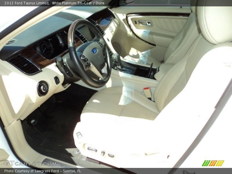 White Platinum Tri-Coat / Dune 2013 Ford Taurus Limited