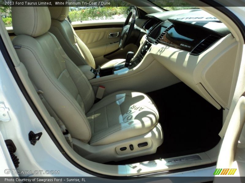 White Platinum Tri-Coat / Dune 2013 Ford Taurus Limited