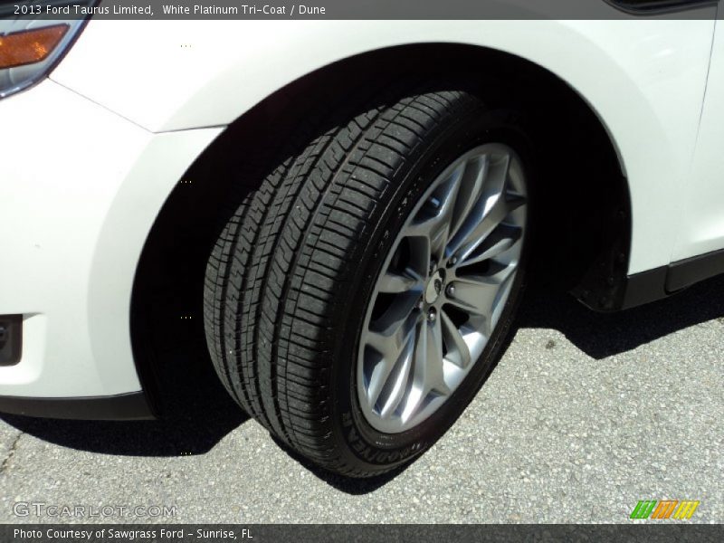 White Platinum Tri-Coat / Dune 2013 Ford Taurus Limited