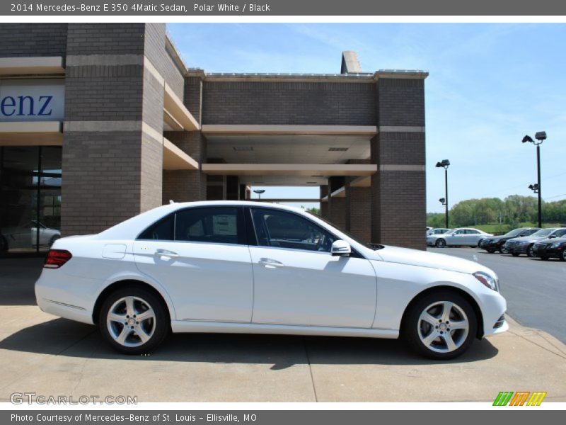 Polar White / Black 2014 Mercedes-Benz E 350 4Matic Sedan