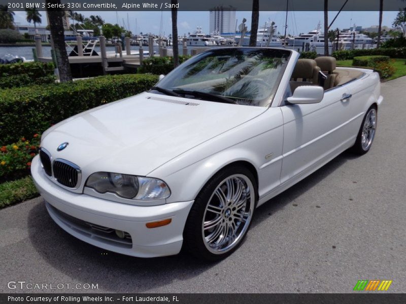 Front 3/4 View of 2001 3 Series 330i Convertible