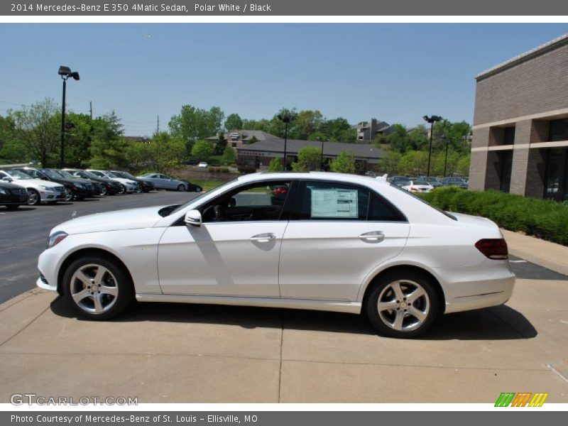 Polar White / Black 2014 Mercedes-Benz E 350 4Matic Sedan