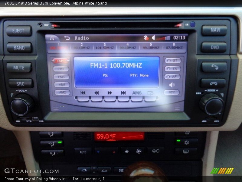 Alpine White / Sand 2001 BMW 3 Series 330i Convertible
