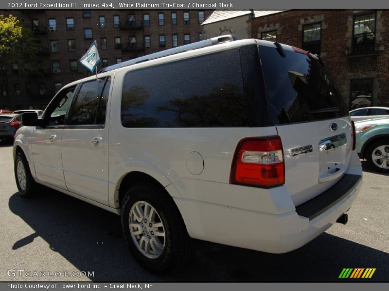 White Platinum Tri-Coat / Charcoal Black 2012 Ford Expedition EL Limited 4x4