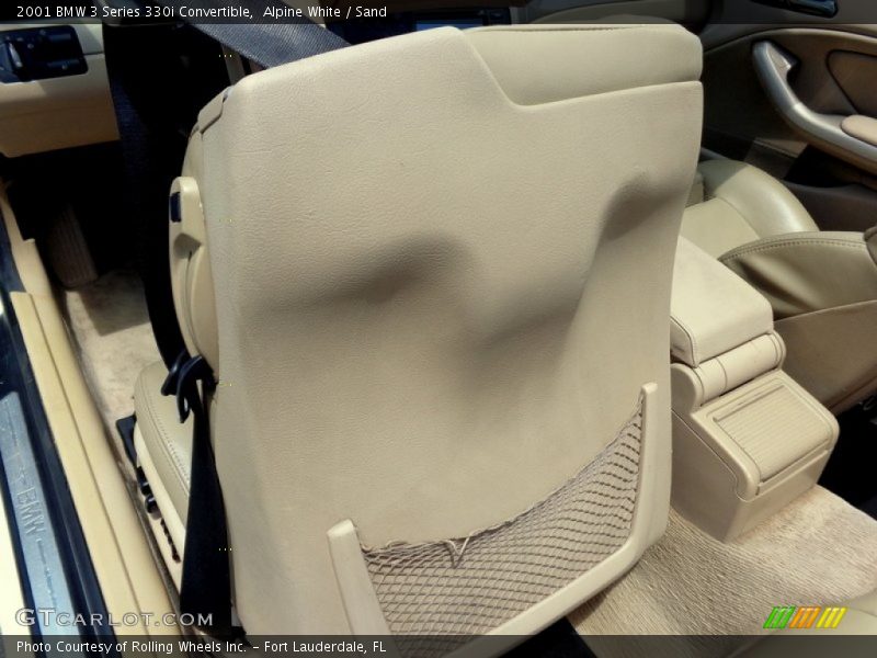 Alpine White / Sand 2001 BMW 3 Series 330i Convertible