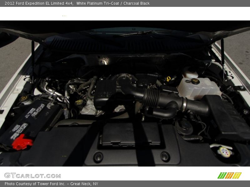 White Platinum Tri-Coat / Charcoal Black 2012 Ford Expedition EL Limited 4x4