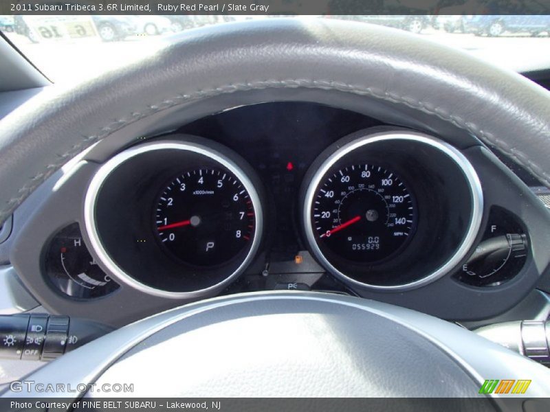 Ruby Red Pearl / Slate Gray 2011 Subaru Tribeca 3.6R Limited